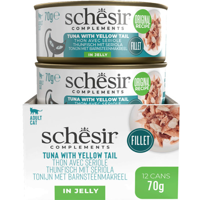 Schesir Cat Complements Tuniak a kranas v zele 70g obsah
